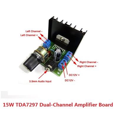 TDA7297 Dual-Channel Amplifier