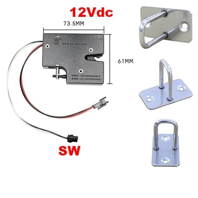 Electromagnetic Lock  EL-02 12Vdc