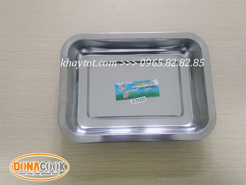 KHAY 20X27X4CM; DẦY 0.5MM