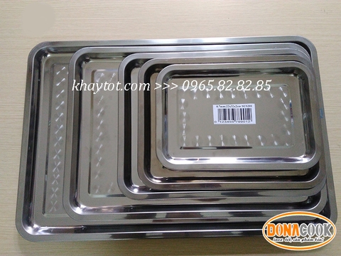 KHAY INOX CẠN DẦY 0.7MM