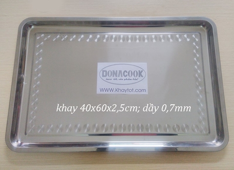 KHAY 40X60 CẠN, DẦY 0,7MM