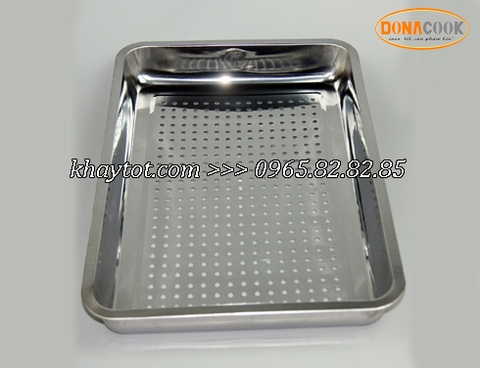 KHAY INOX 40x60x7 LỖ