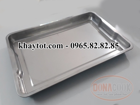 KHAY INOX 40X60X5CM(SUS304)