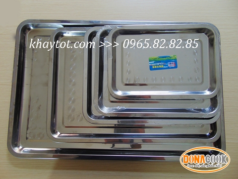 KHAY INOX SÂU 2CM; DẦY 0.5MM