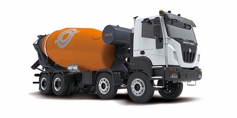 Xe trộn bê tông 12m3