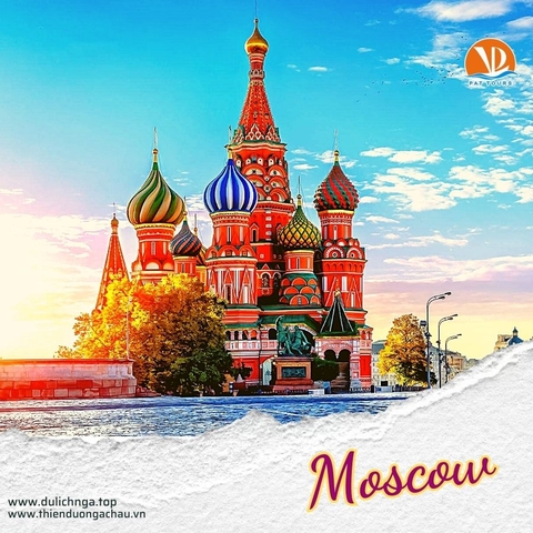 Cung đường Vàng nước Nga Moscow- Saint Peterburg 26/04/24