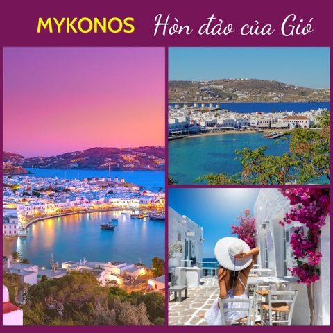 HY LẠP- Athen- Meteora- Delphi- Mykonos-Santorini-10 ngày vip 15/6/2024