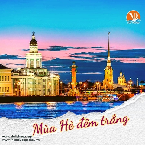 Cung đường Vàng nước Nga Moscow- Saint Peterburg 01/10/24-mùa thu Vàng rực rỡ