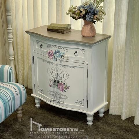 Tủ hoa trang trí vintage - TTR1