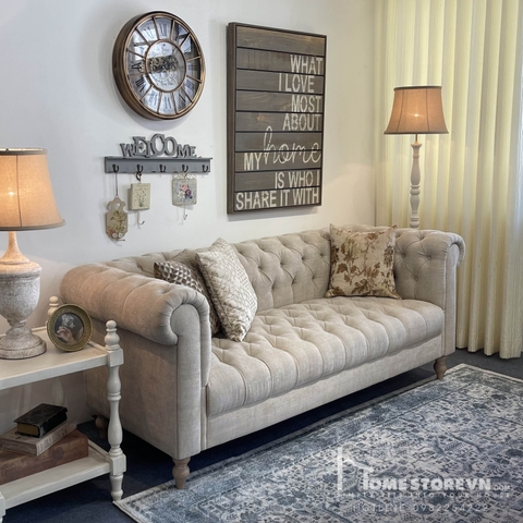 Sofa Chesterfield dài 2m - SF4