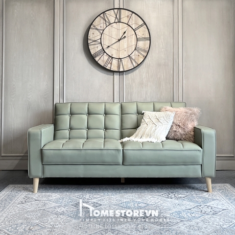 Sofa da cn nút vuông 1m8 - SF22