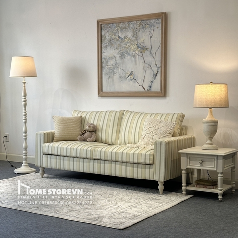 Sofa tay thẳng thấp tựa lưng rời dài 1m8 - SF23