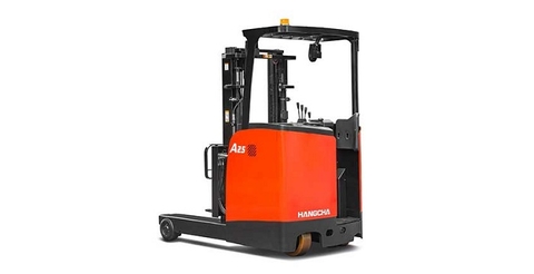 Xe nâng điện Reach Truck đứng lái HangCha, tải trọng nâng 2-2.5 tấn