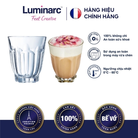 Ly Thấp TT Luminarc France Glass Charlotte 240ml