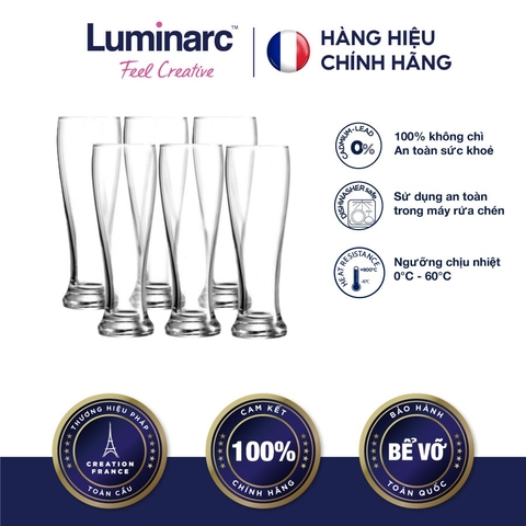 Ly Bia TT Luminarc Brasserie 285Ml