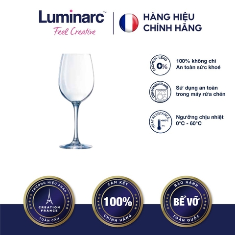 Ly Rượu Vang TT Luminarc Vinery 350ml