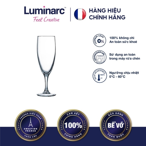 Ly Rượu Champagne TT Luminarc Elegance 170Ml
