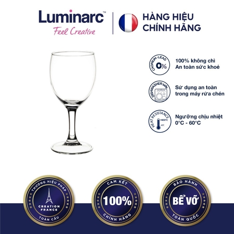 Ly Rượu Vang TT Luminarc Elegence 140Ml