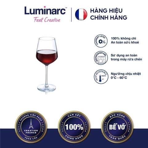 Ly Rượu Vang TT Luminarc Val Surloire 470Ml