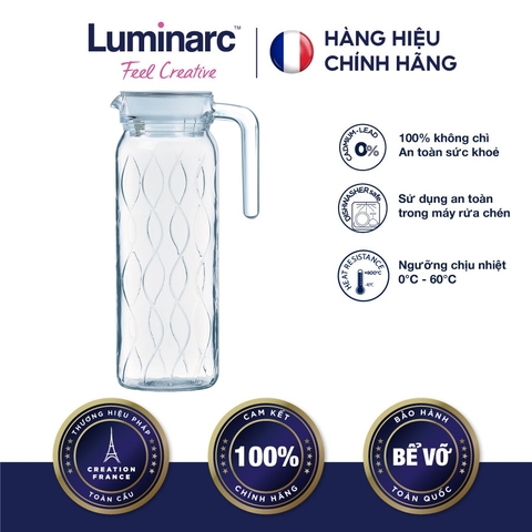 Bình TT Luminarc Dona Embossment Wave 1L