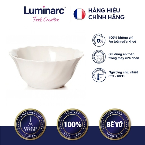 Tô TT Luminarc Trianon Trắng 24Cm