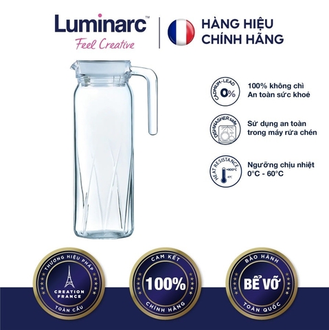 Bình TT Luminarc Dona Embossment Ray 1L