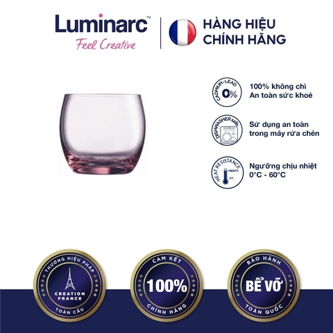 Ly Thấp TT Luminarc Salto Pink 320Ml