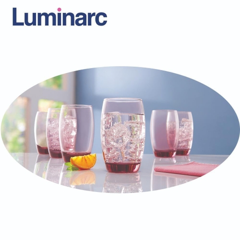 LY CAO THỦY TINH LUMINARC SALTO PINK 350ML J5385