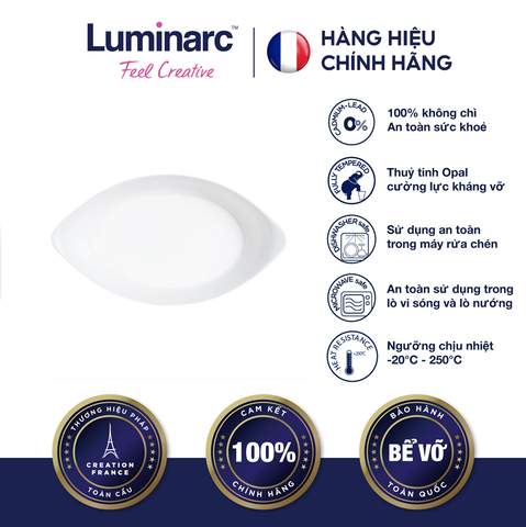 Khay Nướng TT Luminarc Smart Cuisine Oval 32*20Cm