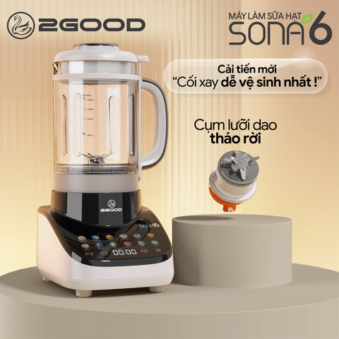 Máy Làm Sữa Hạt Đa Năng 2Good Sona 6 - 1.8 Lít - 12 Chức Năng