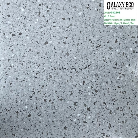 Sàn nhựa dán keo vân đá terrazzo Galaxy Eco GS2208