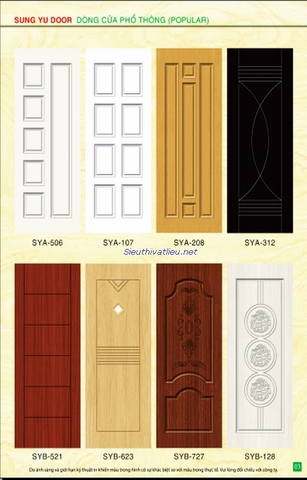 Catalogue cửa nhựa composite Sungyu 02