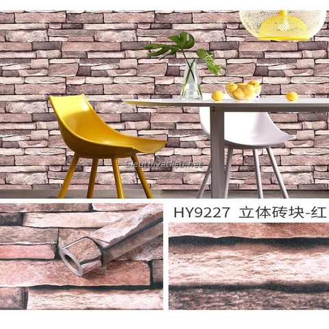 Decal dán tường giả đá HY9227