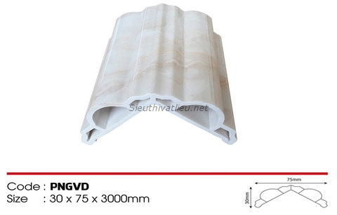 Phào PS góc ngoài nhựa pvc vân đá