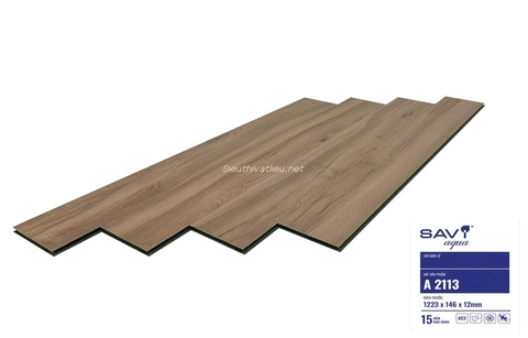 Sàn gỗ Savi 12mm cốt xanh A2113