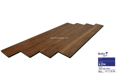 Sàn gỗ Savi 12mm cốt xanh A2114