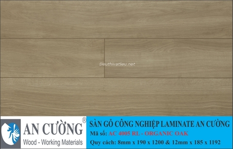 Sàn gỗ laminate An Cường vân gỗ AC-4005-RL