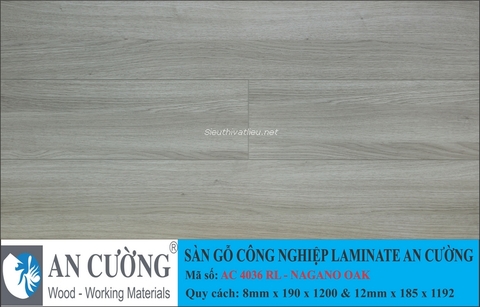 Sàn gỗ laminate An Cường vân gỗ AC-4036-RL