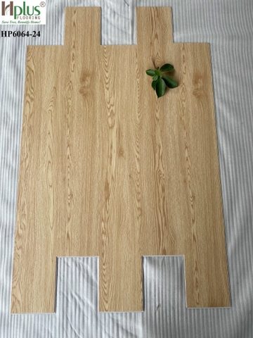 Sàn nhựa hèm khóa vân gỗ Hplus 6064-24