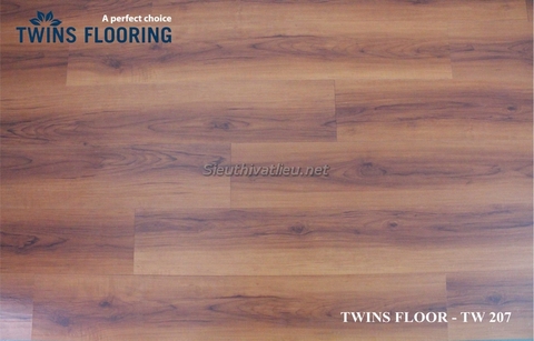 Sàn nhựa dán keo vân gỗ Twins TW207