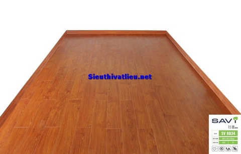 Sàn gỗ Savi 12mm SV8034 bản nhỏ