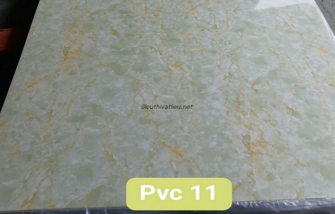 Tấm nhựa pvc vân đá màu xanh PVC11