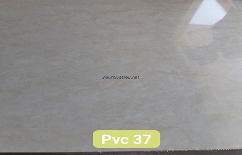 Tấm nhựa pvc vân đá màu kem PVC37