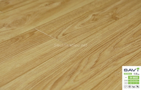Sàn gỗ Savi 12mm SV6032 bản lớn