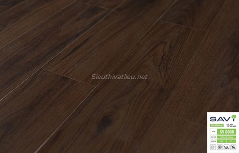 Sàn gỗ Savi 12mm SV6038 bản lớn