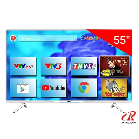 SMART TIVI ASANZO 55 INCH 4K  55AU8300 (VOICE SEARCH)