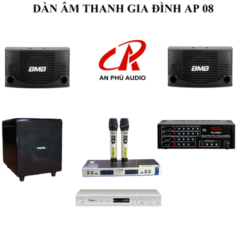 BỘ DÀN ÂM THANH GIA ĐÌNH AP 08