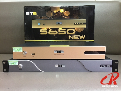 ĐẦU KARAOKE BTE S650 NEW 4TB