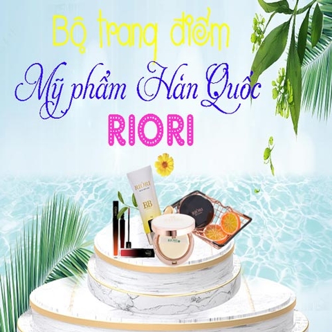 Bộ trang điểm mỹ phẩm Hàn Quốc Riori