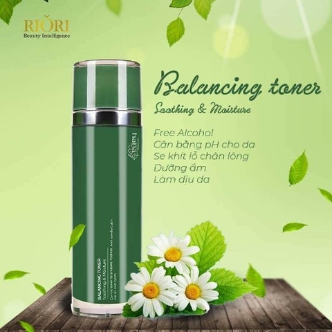 Nước hoa hồng không cồn Riori Balancing toner